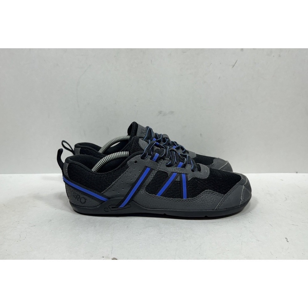 Xero Prio Barefoot Black Blue Athletic Minimalist Shoes Womens Size 6.5